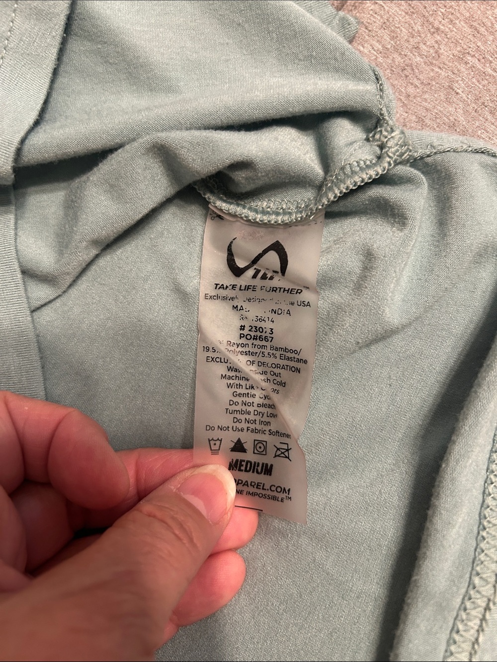 TLF Men’s Racerback Tank Top in Sage Green Medium - Picture 4 of 6